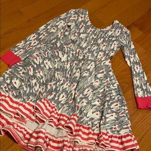 Rock your Kid skater unicorn heart dress